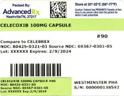 label 3 - Celecoxib 100mg 80425 0321 03